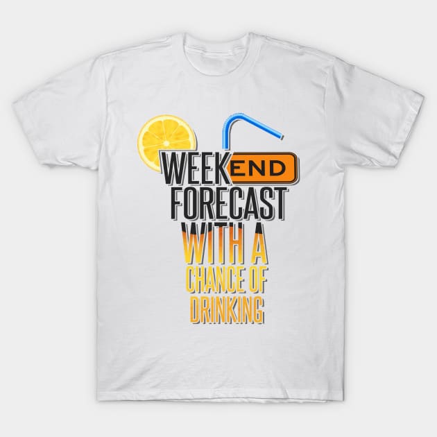 'Weekend Forecast Camping Drinking' Alcohol Gift T-Shirt by ourwackyhome